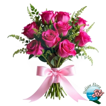 Bouquet di Roselline fucsia